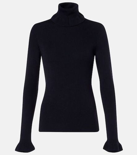 Chloé Pull à col roulé en coton et laine - Chloe - Modalova