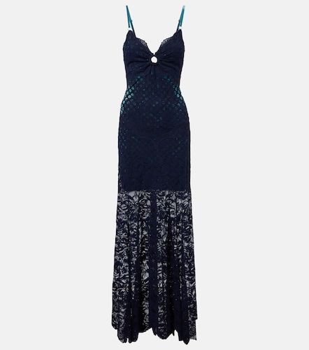 Rabanne Robe longue en dentelle - Rabanne - Modalova