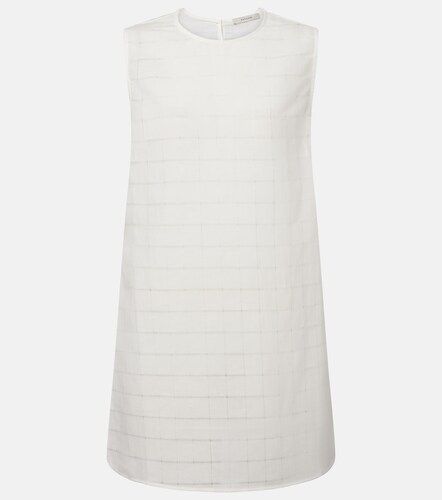 Robe Sintra en lin et coton à carreaux - Asceno - Modalova