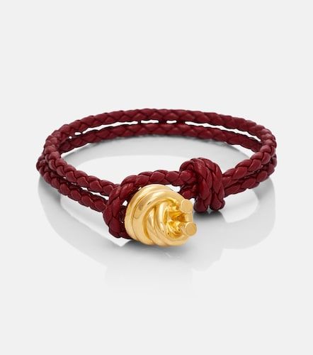 Bracelet Knot en cuir et argent sterling - Bottega Veneta - Modalova