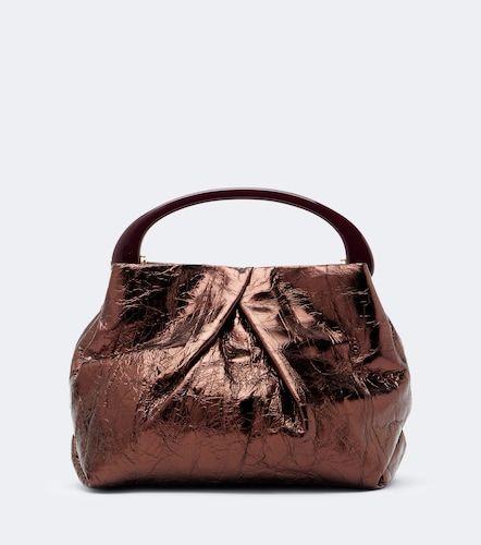 Sac à main Mini en cuir métallisé - Dries Van Noten - Modalova