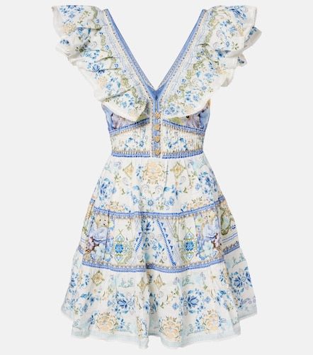 Camilla Robe en lin à fleurs - Camilla - Modalova