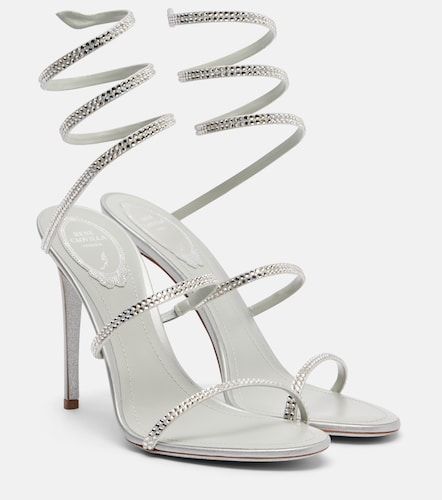 Sandales Cleo en satin à ornements - Rene Caovilla - Modalova