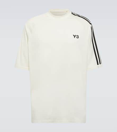 T-shirt en coton mélangé à logo - Y-3 - Modalova