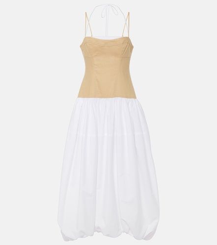 Robe midi Pfeiffer en coton et lin mélangés - Simkhai - Modalova