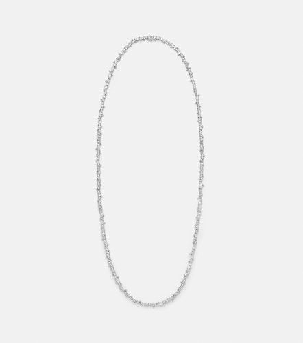 Collier tennis Bold Burst en or blanc 18 carats et diamants - Suzanne Kalan - Modalova