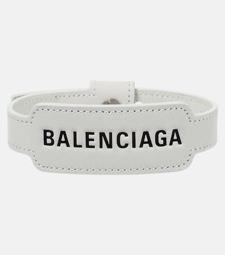 Balenciaga Bracelet en cuir à logo - Balenciaga - Modalova