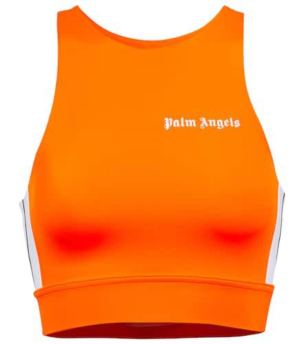 Brassière de sport imprimée à logo - Palm Angels - Modalova