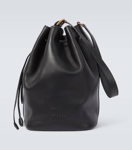 Miu Miu Sac seau en cuir à logo - Miu Miu - Modalova