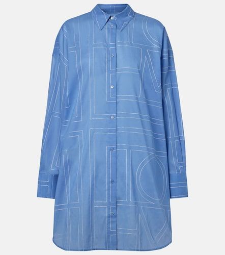 Chemise brodée en coton mélangé - Toteme - Modalova