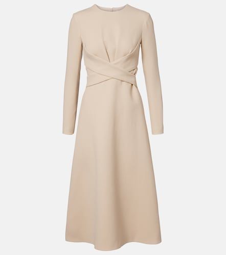 Robe midi Elta en crêpe de laine - Emilia Wickstead - Modalova