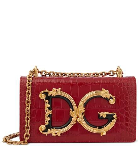 Coque de téléphone DG en cuir - Dolce&Gabbana - Modalova