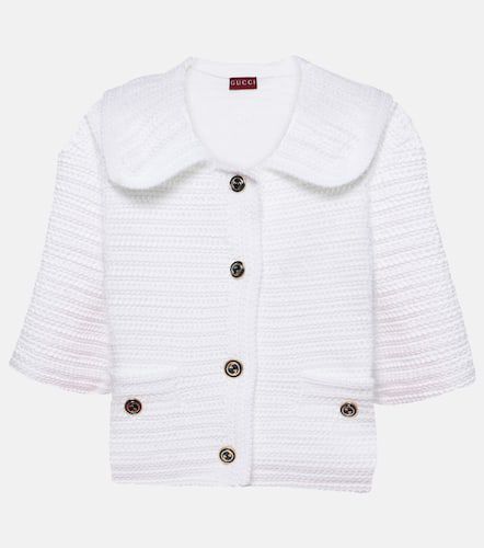 Gucci Cardigan en crochet de coton - Gucci - Modalova