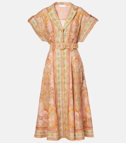 Robe chemise Acacia en lin - Zimmermann - Modalova