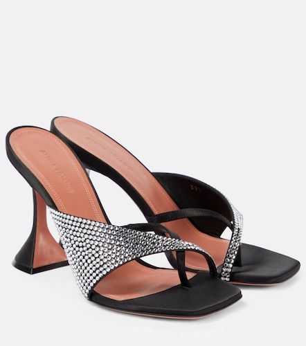 Mules Shiona à ornements - Amina Muaddi - Modalova