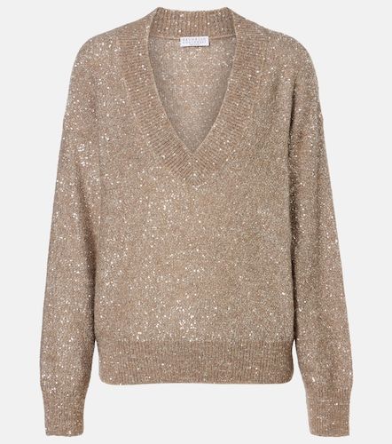 Brunello Cucinelli Pull à sequins - Brunello Cucinelli - Modalova