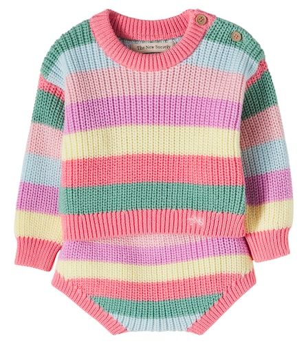 Bébé – Ensemble Canela pull et short en coton à rayures - The New Society - Modalova