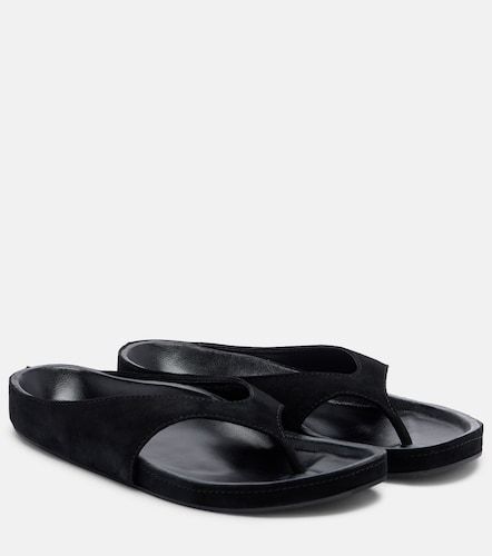 JUDE Tongs Yaga en daim et cuir - JUDE - Modalova
