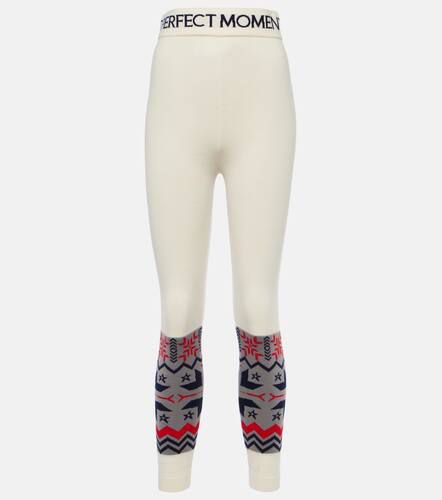 Legging Nordic en intarsia de laine - Perfect Moment - Modalova