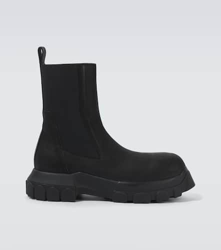 Bottines Chelsea Beatle Tractor en daim - Rick Owens - Modalova