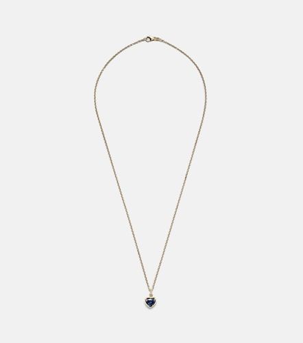 Collier en or 18 ct (750/1000), saphir et diamants - Anita Ko - Modalova