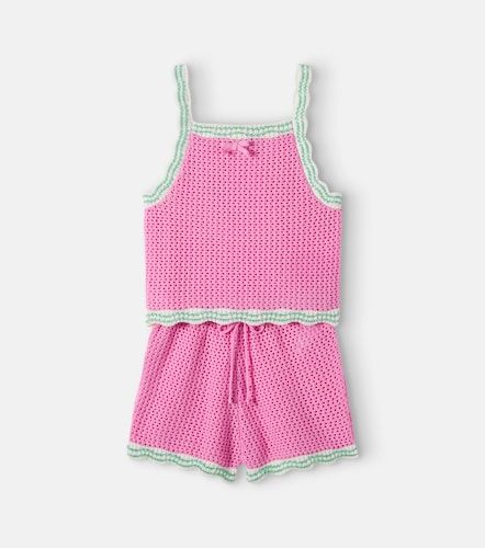 Ensemble débardeur et short Marina en crochet de coton - Bebe Organic - Modalova