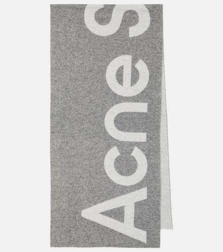 Écharpe Toronty en laine mélangée à logo - Acne Studios - Modalova