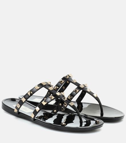 Tongs Rockstud en PVC - Valentino Garavani - Modalova