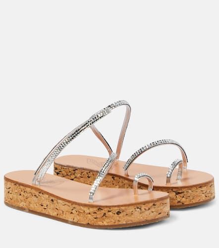 Sandales à plateforme Eleftheria en cuir - Ancient Greek Sandals - Modalova