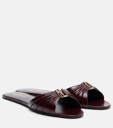 Mules Babylone en cuir - Saint Laurent - Modalova