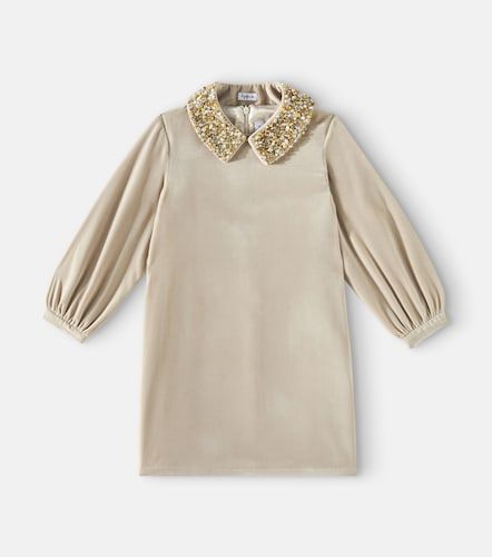 Robe en velours à ornements - Il Gufo - Modalova