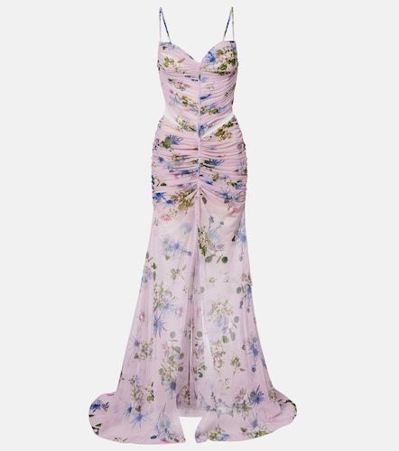 Blumarine Robe longue à fleurs - Blumarine - Modalova