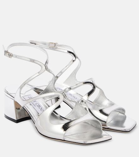 Sandales Azilia 45 en cuir métallisé - Jimmy Choo - Modalova