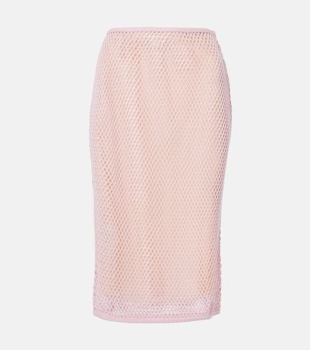 Prada Jupe midi en crochet - Prada - Modalova