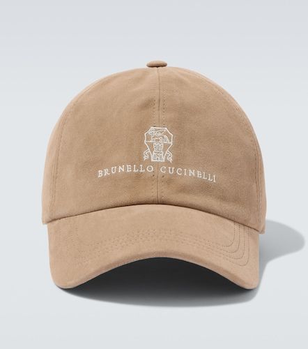 Casquette en daim à logo - Brunello Cucinelli - Modalova