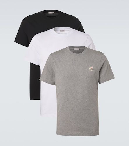 Moncler Set de 3 t-shirts en coton - Moncler - Modalova