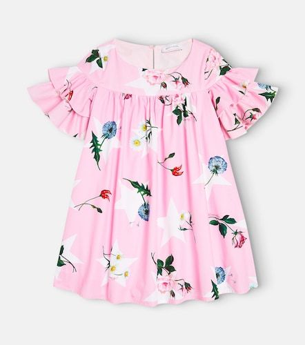 Monnalisa Robe en coton à fleurs - Monnalisa - Modalova
