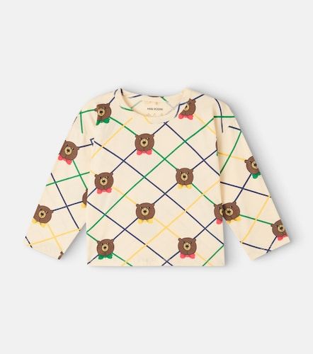 T-shirt Bear Check en coton mélangé - Mini Rodini - Modalova