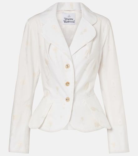 Blazer Bettina en coton mélangé à fleurs - Vivienne Westwood - Modalova