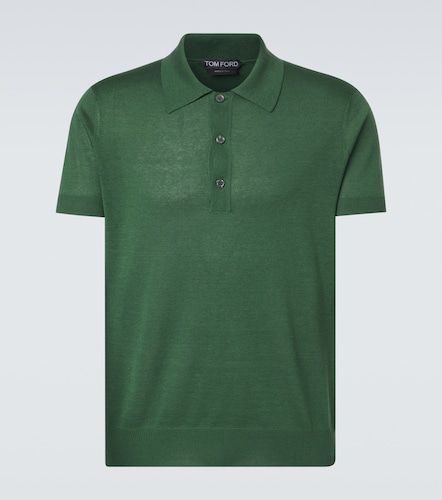 Tom Ford Polo en soie et lin - Tom Ford - Modalova