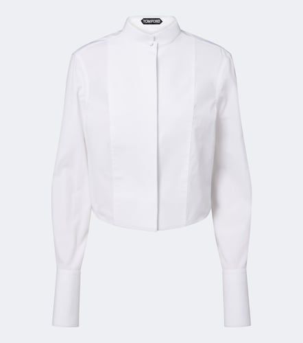 Chemise de smoking courte en coton - Tom Ford - Modalova