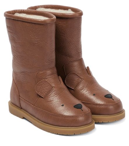 Bottines Wadudu en cuir et shearling - Donsje - Modalova