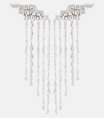 Boucles d'oreilles Classic Angel en or blanc 18 ct et diamants - Suzanne Kalan - Modalova