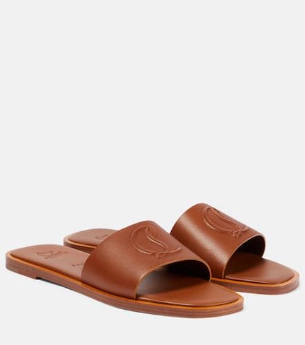 Sandales à logo en cuir - Christian Louboutin - Modalova
