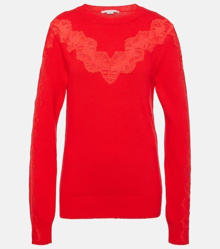 Pull en laine  dentelle - Stella McCartney - Modalova