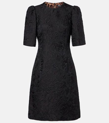 Robe en coton et soie mélangés - Dolce&Gabbana - Modalova
