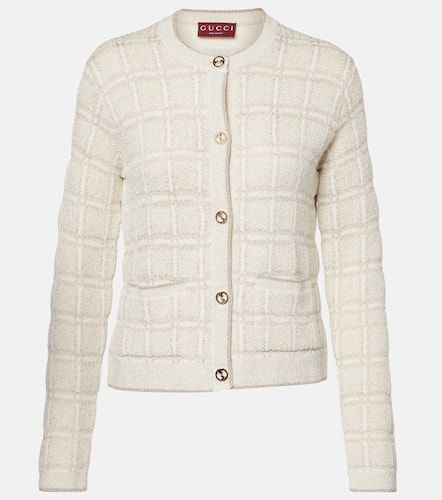 Blazer en jacquard de laine mélangée - Gucci - Modalova