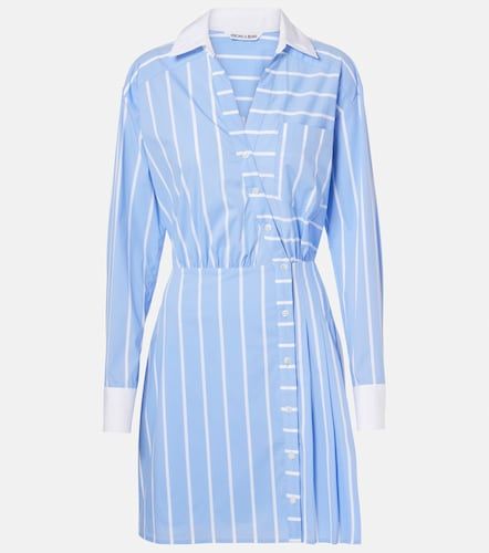 Robe chemise Poppe rayée en coton mélangé - Veronica Beard - Modalova