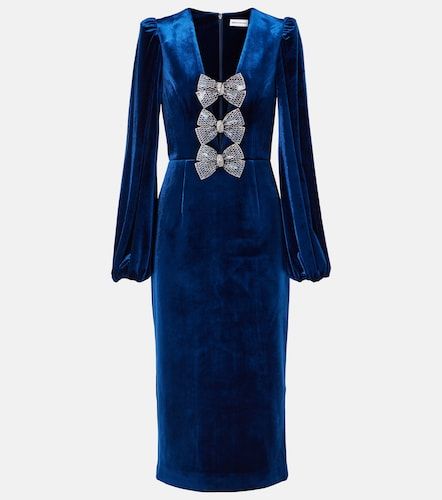 Robe en velours à cristaux - Rebecca Vallance - Modalova