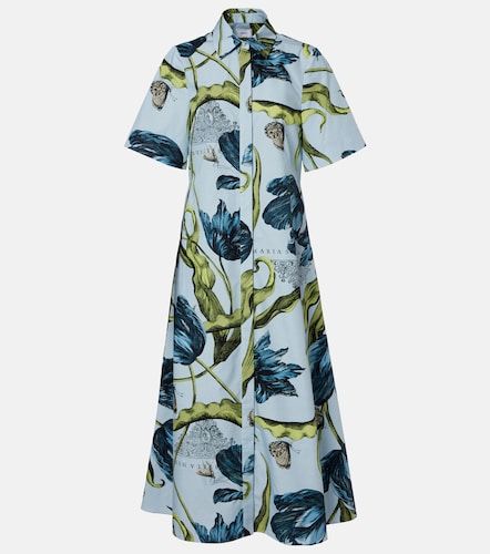 Erdem Robe midi en coton à fleurs - Erdem - Modalova